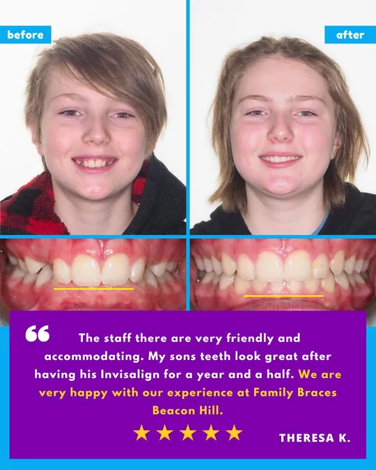 Family Braces Instagram post